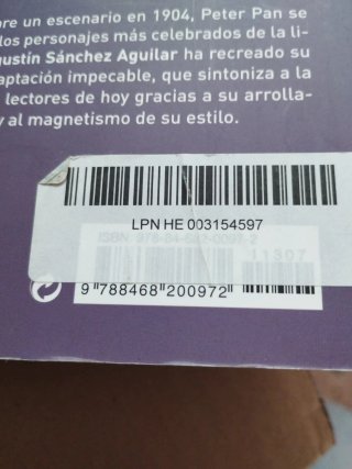Libro Peter Pan, editorial Vicens Vives,como nuevo