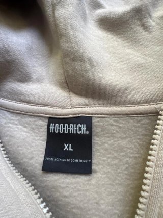 Felpa Hoodrich Beige Nera Taglia XL