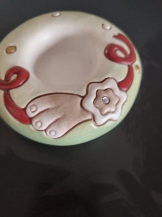 Portacandele Thun Natalizio Ceramica