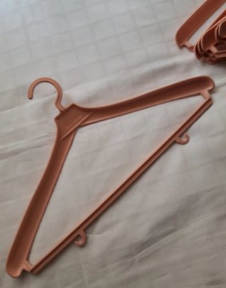 Set 6 grucce rosa in plastica
