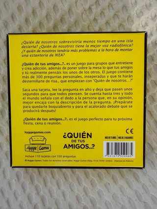Juego ¿Quién de tus amigos...? +17 años