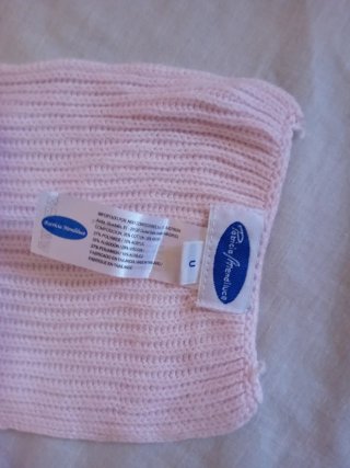 Conjunto capota y bufanda rosa