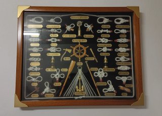 Cuadro Artesanía Marinera Nudos Marinos