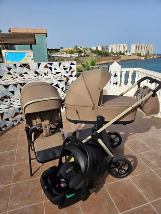 Carrito de bebé CARRELLO Ultra 6527 Floral Beige