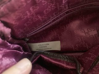 Bolso acolchado rojo Salvador Bachiller