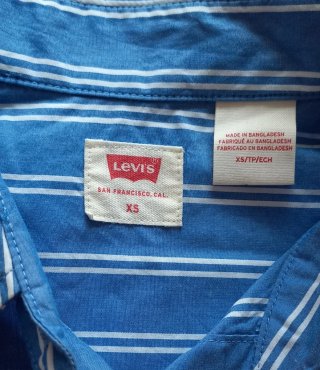 Sobrecamisa Levi's Rayas Azul Talla M