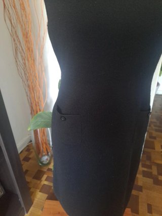 Vestido Negro Mango Talla M