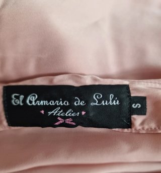 Vestido Rosa Empolvado Tul Talla Única
