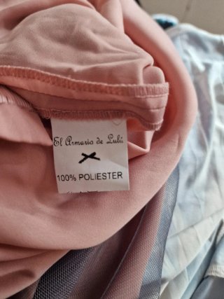 Vestido Rosa Empolvado Tul Talla Única