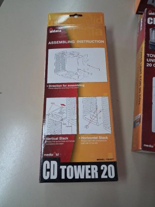 Torre CD Aidata para 20 CDs
