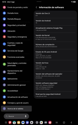 Samsung Galaxy Tab S9 FE+ Wi-Fi 128 GB +GARANTIA.