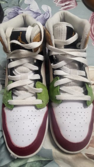Zapatillas Jordan Verdes y Blancas