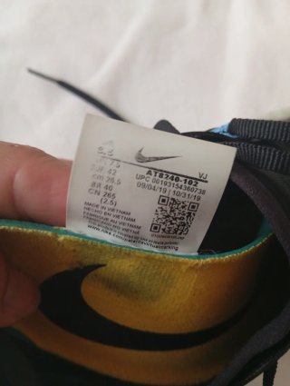 Scarpe Nike uomo grigie gialle corsa originali