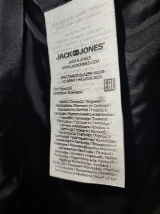 Traje  Jack and Jones Azul
