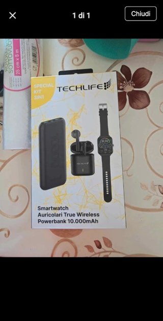 Smartwatch, Auricolari True Wireless, Powerbank 10