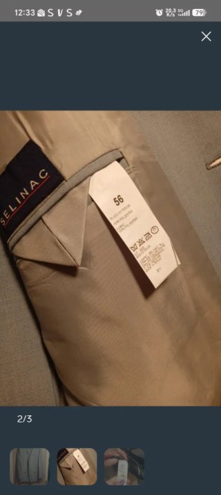 Traje chaqueta verdoso