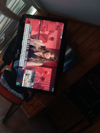 Televisión LG Negra