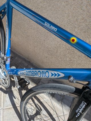 Bicicleta Carretera Ambrosio Solaro Azul