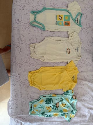 Bodys bebé 6 meses (2 unidades)
