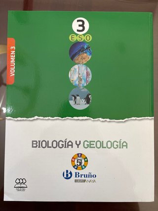 Libro Biologia y Geologia 3ESO
