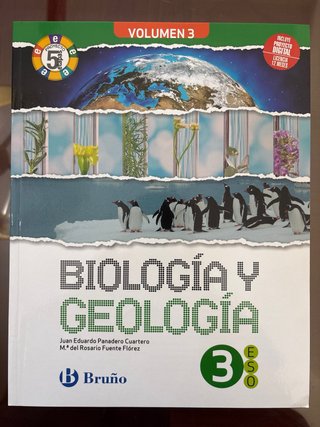 Libro Biologia y Geologia 3ESO
