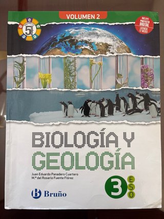 Libro Biologia y Geologia 3ESO