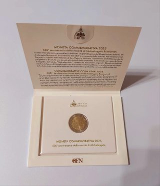 Lote 4 Coincard 2€ Vaticano 2024-2025