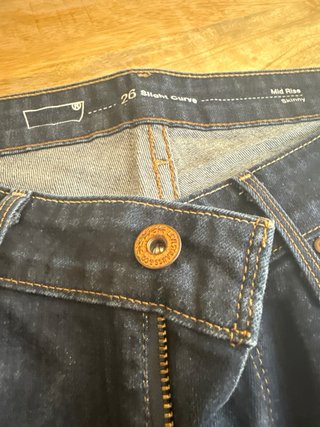Pantalones Levi's Mujer Azul Oscuro