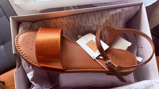Sandalias Geox Marrón y Naranja
