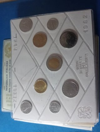 Divisionale Italia dal 1981 al 1989 senza argento