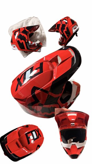 Lote Motocross Niño: Casco, Botas, Gafas, Guantes