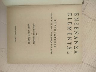4 libros antiguos de enseñanza.