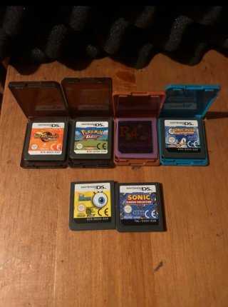 Lote 5 Juegos Nintendo DS: Pokémon, Sonic, R4