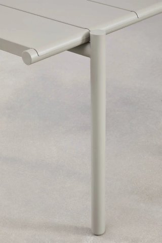 Mesa Comedor Tossa Acero Blanca 235x105 cm Sklum