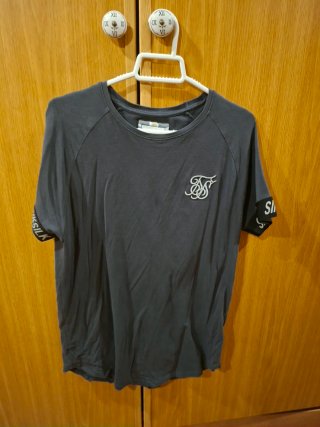 Camiseta SikSilk Negra Talla M