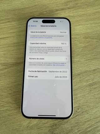 iPhone 15 Pro 100% Bateria