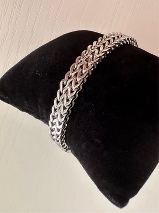 Bracciale Uomo Acciaio Inox Argento 20 cm