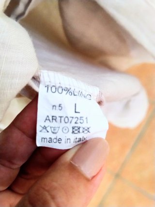 Camicia vestito Lino Milano Tg L
