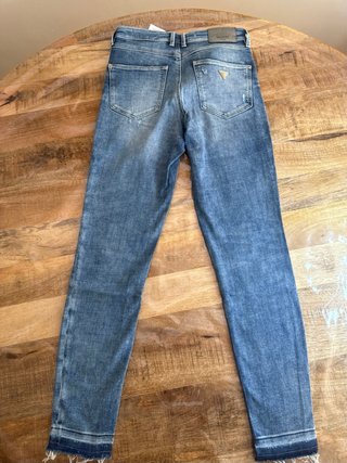Pantalones Guess Mujer Azules Desgastados