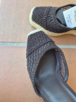 Sandalias Zara Talla 39 Marrón