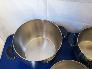 Set 3 Pentole Lagostina in Acciaio Inox 18/10