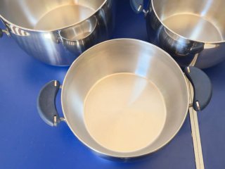 Set 3 Pentole Lagostina in Acciaio Inox 18/10