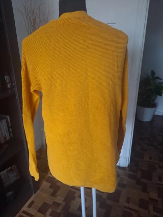 Chaqueta Cardigan Mostaza
