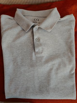 Coppia Polo Uomo Tg. S Lilla/Grigio