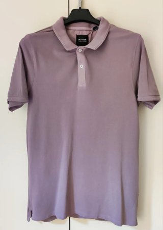 Coppia Polo Uomo Tg. S Lilla/Grigio