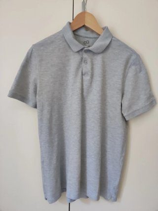Coppia Polo Uomo Tg. S Lilla/Grigio