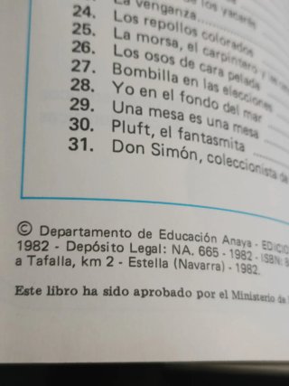 1982 Libro texto lectura Alféizar 4º"