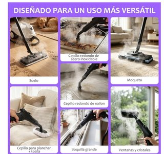 Vaporeta udodik 120°C con 20 accesorios