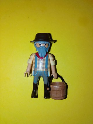 Playmobil figura granjero minero oeste Playmoonuba