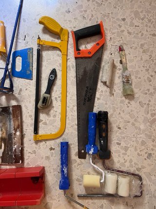 Herramientas de pintura y manualidades